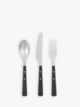 John Lewis Bevel Stainless Steel Cutlery Set, 18 Piece/6 Place Settings