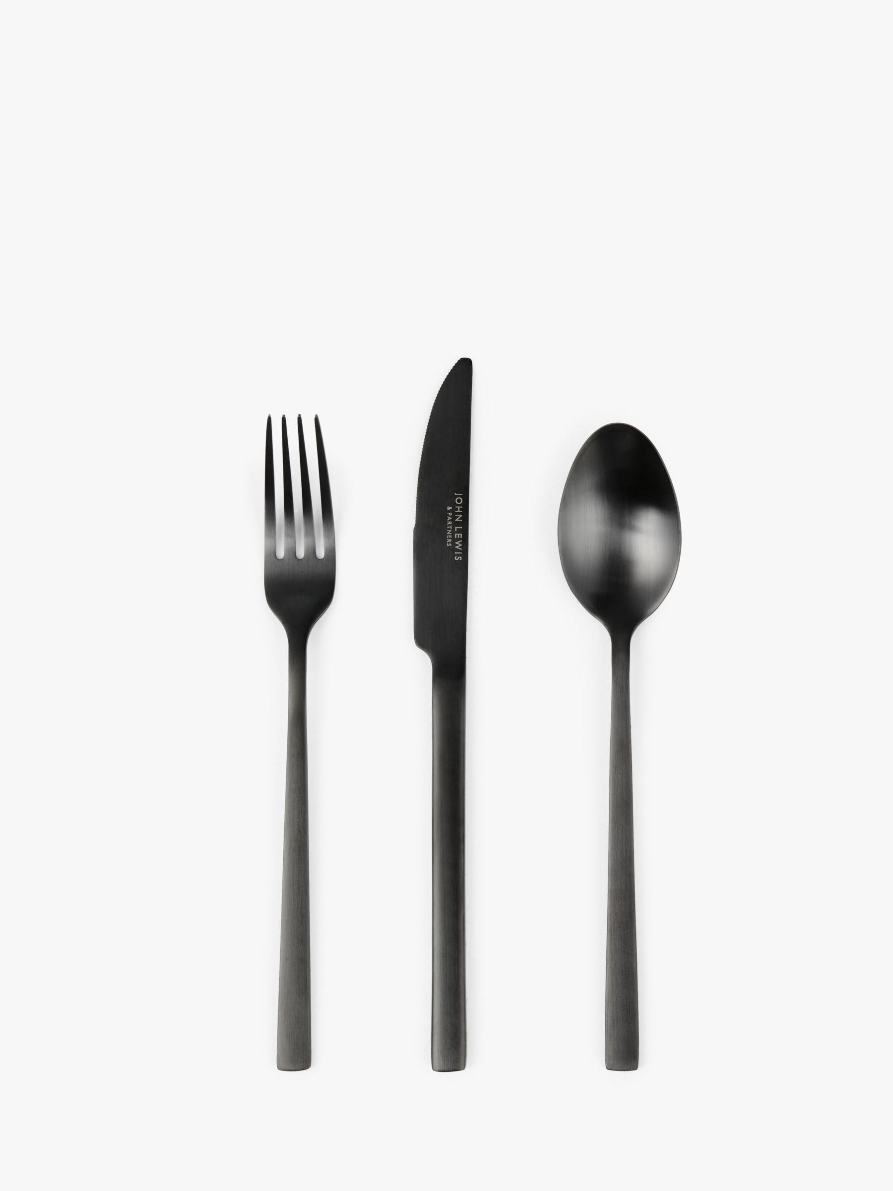 Outline cutlery black pieces
