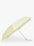 Radley Gingham Responsible Telescope Umbrella, Cucumber