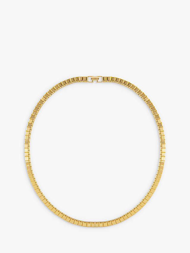 Eclectica Vintage Monet 22ct Gold Plated Collar Necklace, Dated Circa 1980s