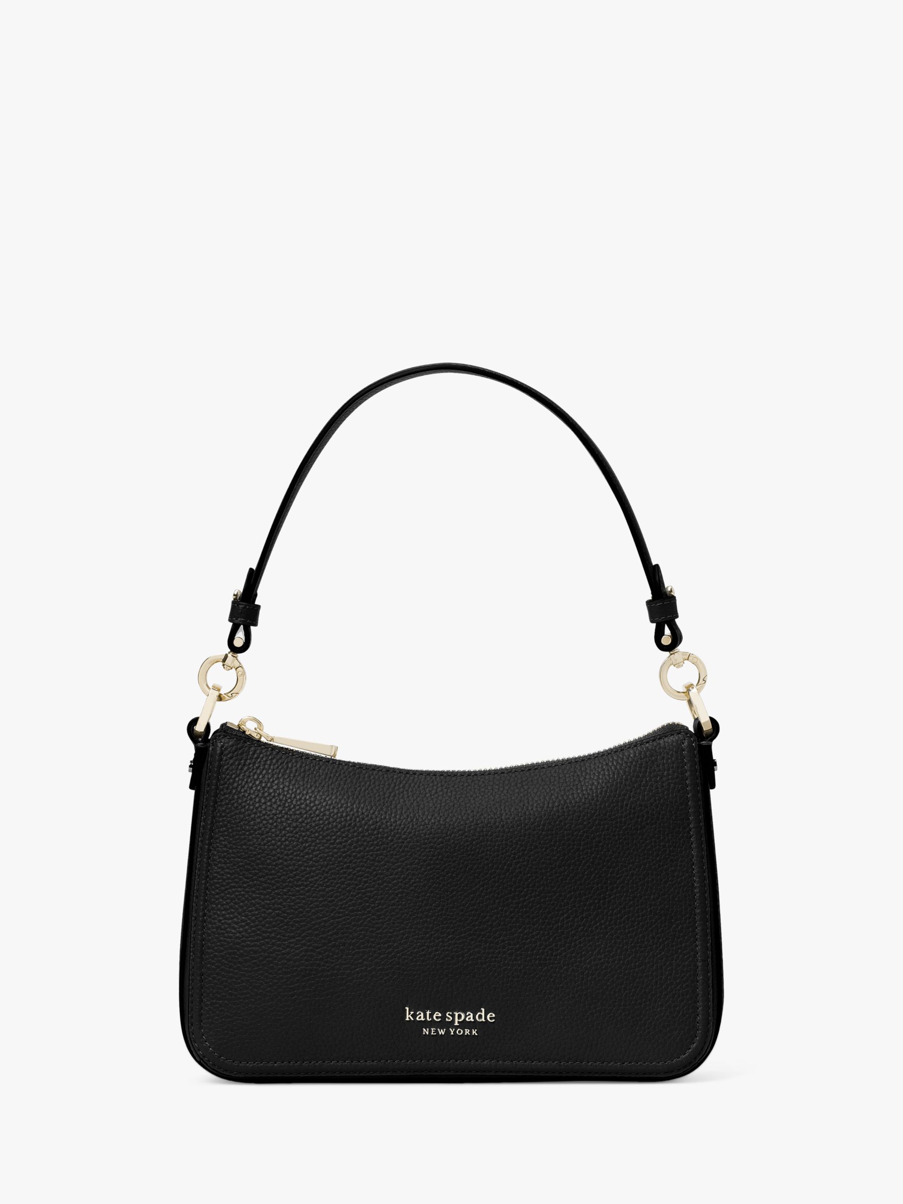 kate spade new york Hudson Leather Convertible Cross Body Bag, Parchment