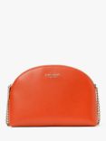 kate spade new york Spencer Dome Leather Double Zip Cross Body Bag, Dried Apricot