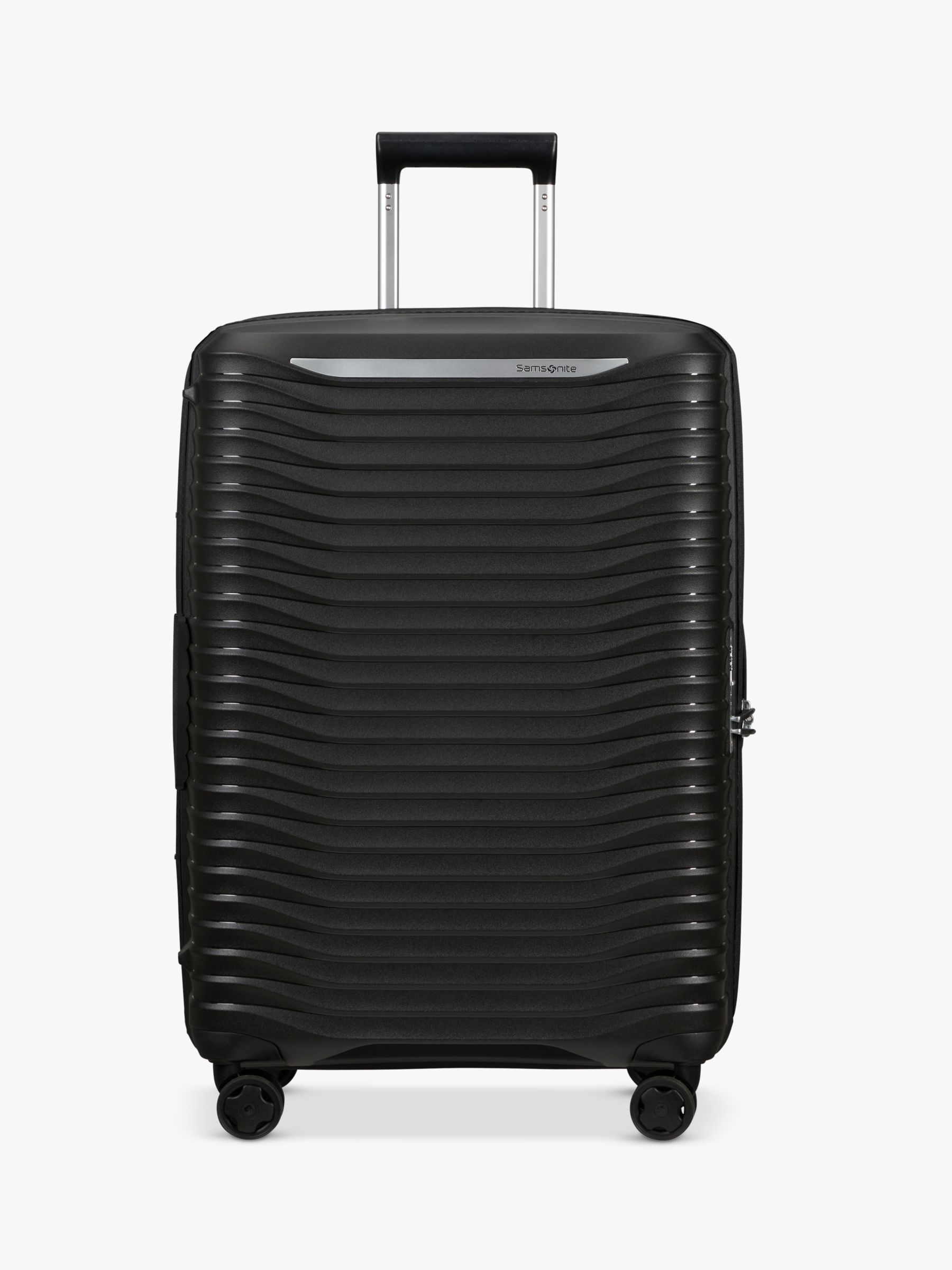 Samsonite Upscape 4-Wheel 68cm Expandable Medium Suitcase, Black