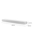 Samsung HW-S61B Bluetooth Wi-Fi All-In-One Compact Soundbar with Dolby Atmos & DTS:X, White