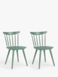 John Lewis Spindle Dining Chair, Set of 2, FSC-Certified (Beech Wood), Rosemary