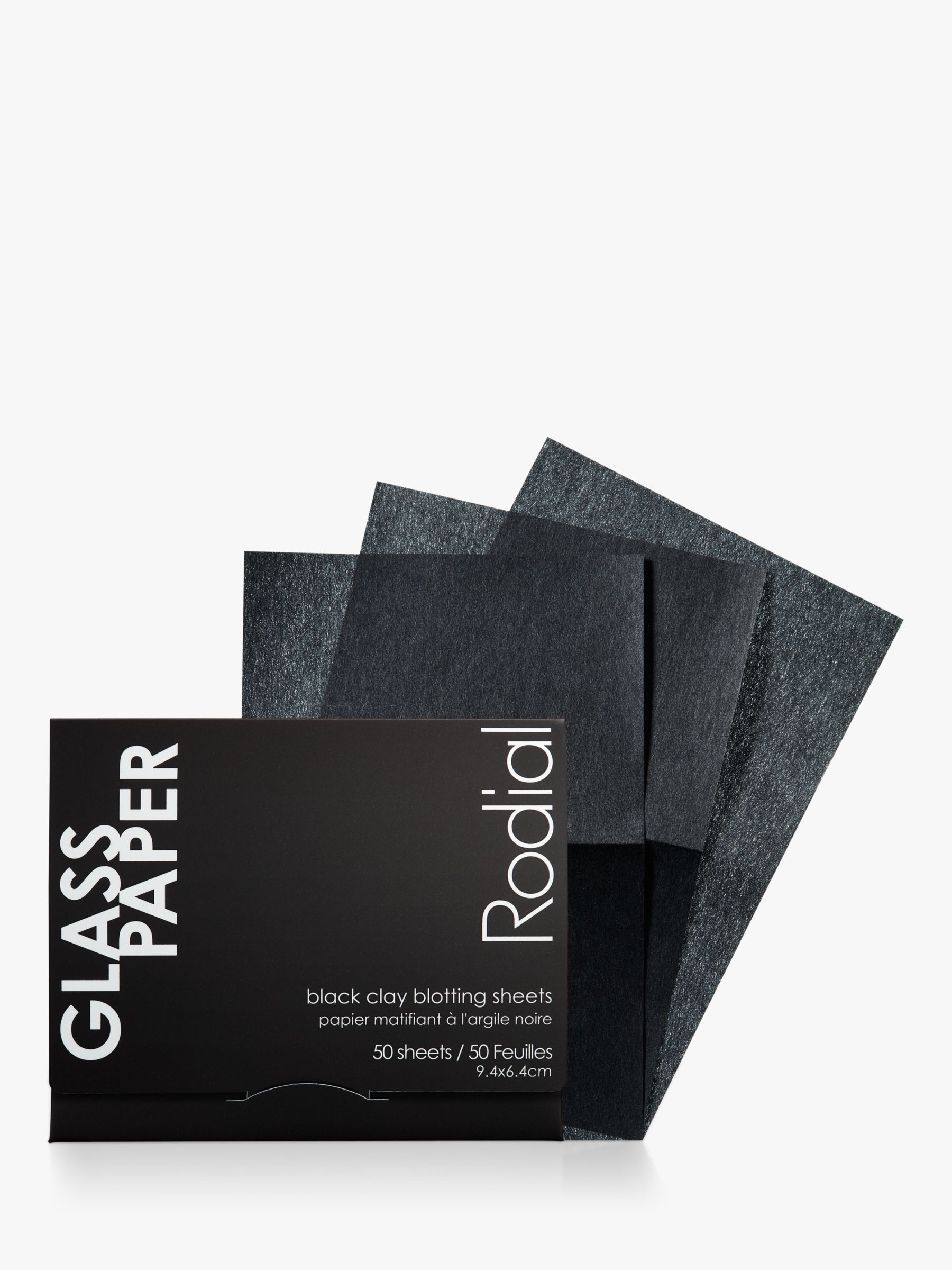 Rodial Glass Paper Black Clay Blotting Sheets, x 50 2