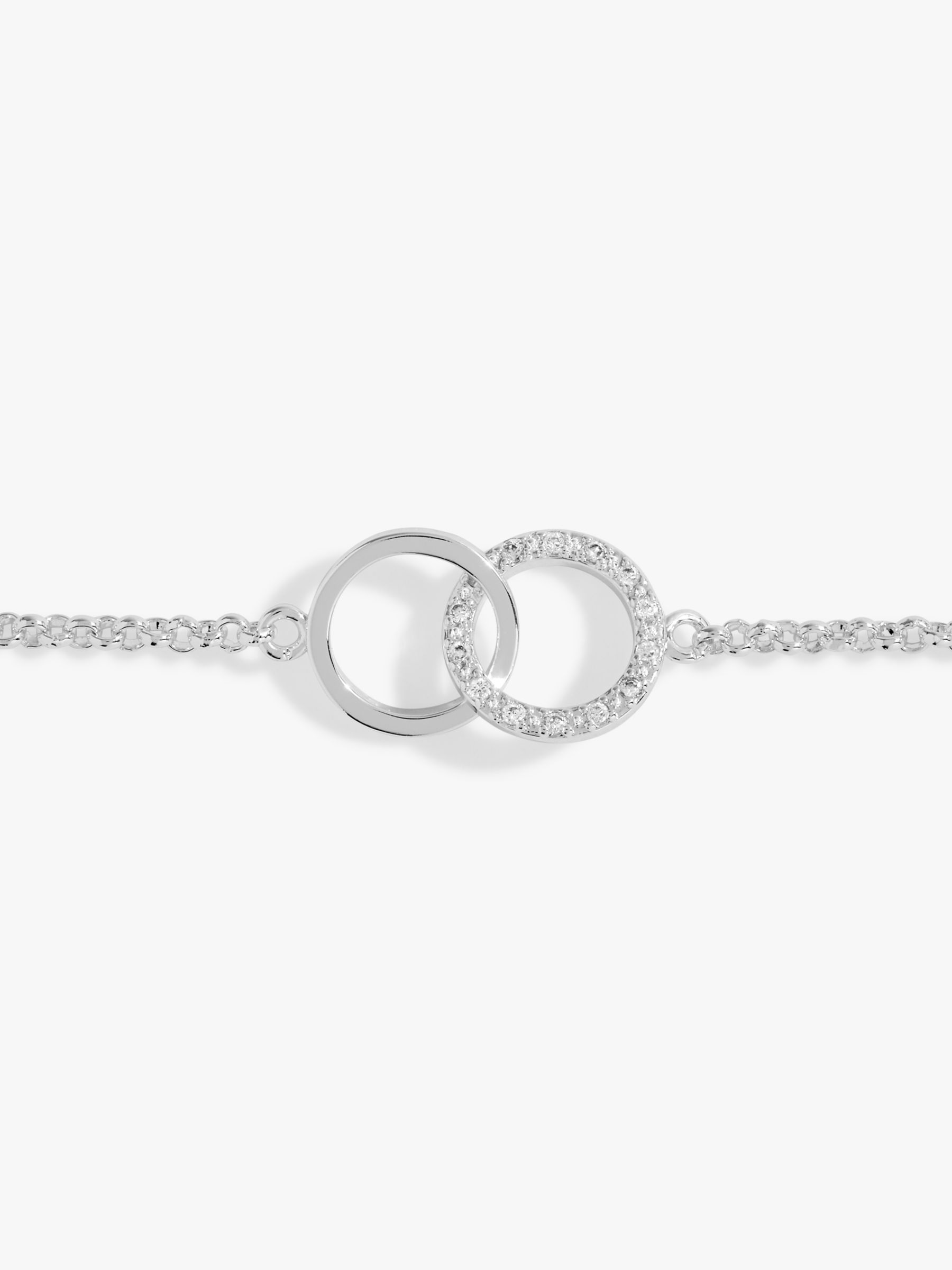 Buy Joma Jewellery Infinity Links Circle Chain Bracelet, Silver Online at johnlewis.com