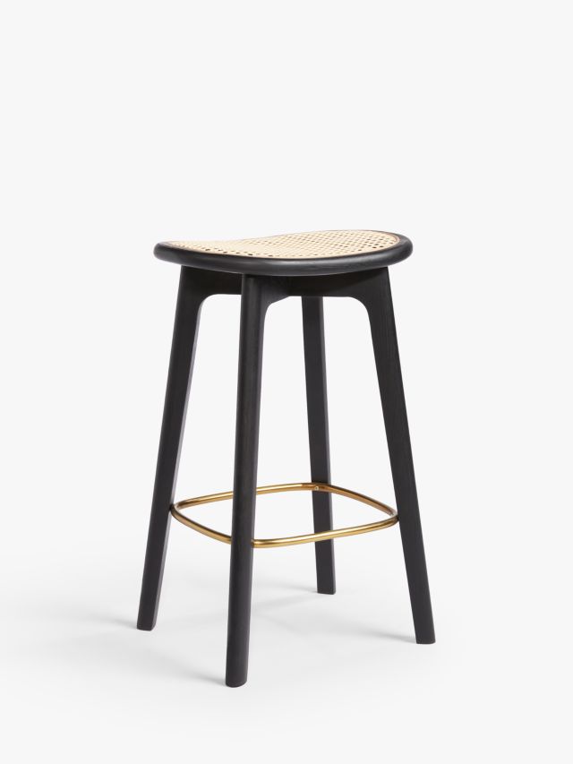 John Lewis Rattan Bar Stool Black