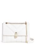 Ted Baker Ayahlin Puffer Quilted Leather Cross Body Bag, Ivory