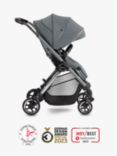 Silver Cross Dune Pushchair & Dream Car Seat Travel Pack with Compact Folding Carrycot