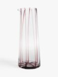 John Lewis Swirl Stripe Glass Jug, 1L
