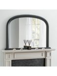 Yearn Ribbed Overmantle Wall Mirror, 77 x 112cm