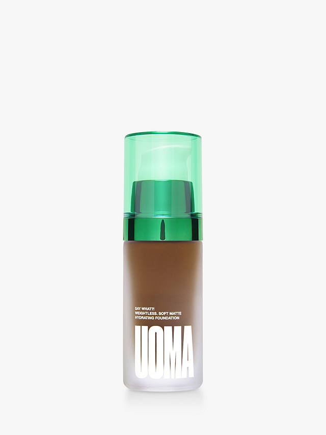 UOMA Beauty Say What?! Foundation, Black Pearl T1C 2