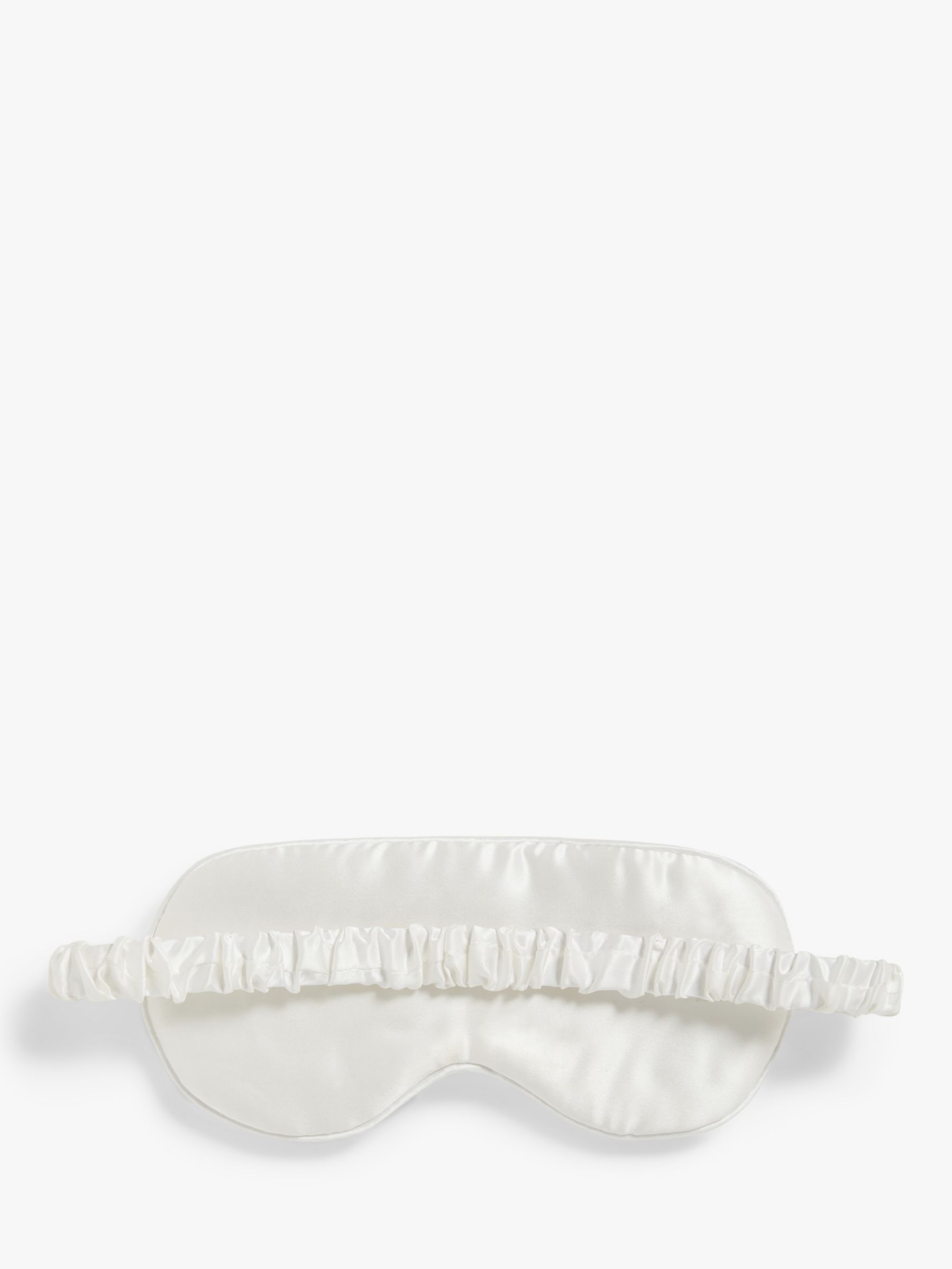 Buy John Lewis Organic Mulberry Silk Eye Mask, White Online at johnlewis.com