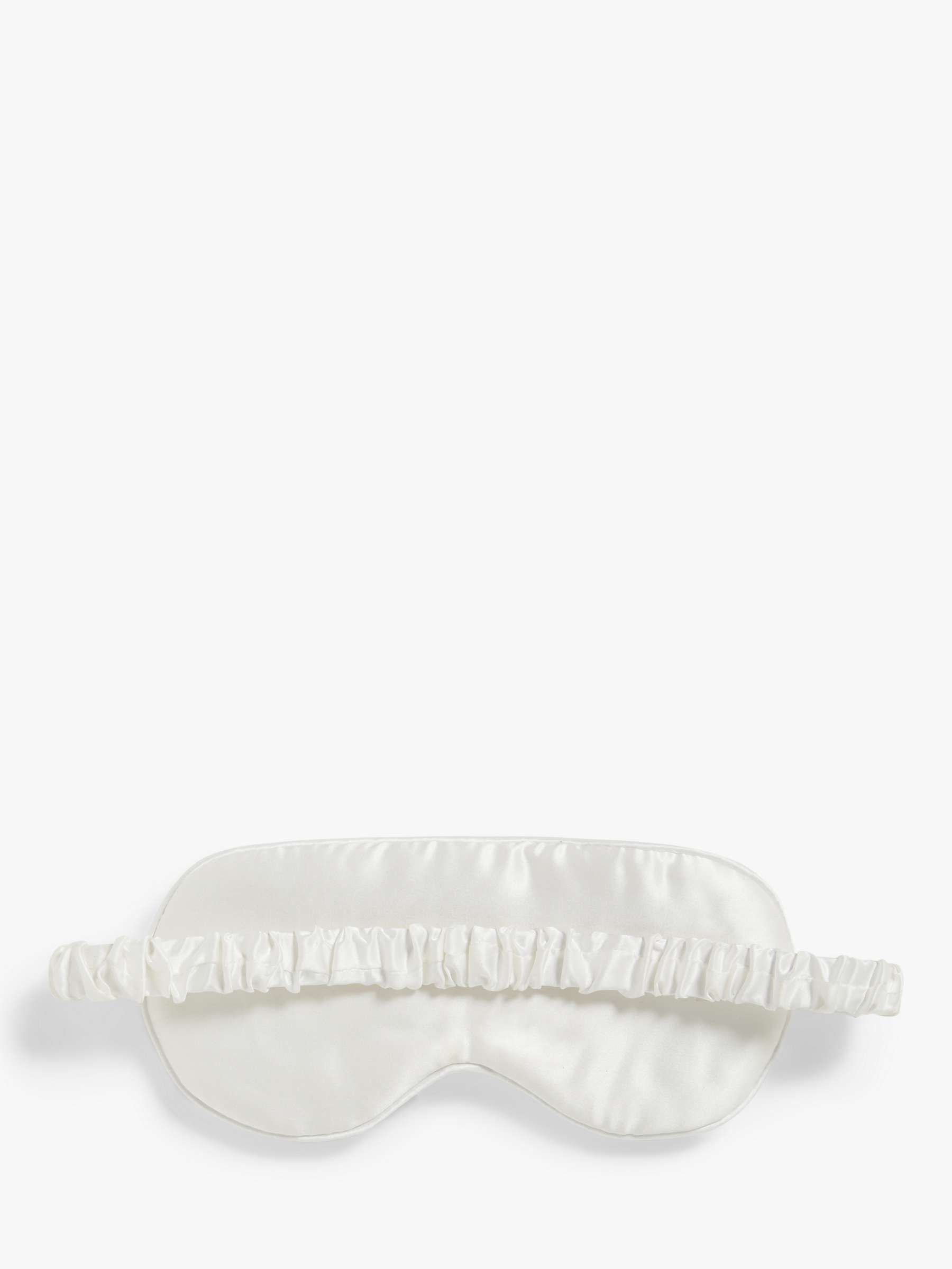 Buy John Lewis Organic Mulberry Silk Eye Mask, White Online at johnlewis.com