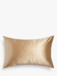 John Lewis Organic Mulberry Silk Standard Pillowcase, Gold