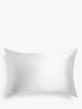 John Lewis The Ultimate Collection Silk Standard Pillowcase, Cool Grey