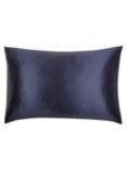 John Lewis Organic Mulberry Silk Standard Pillowcase, Navy