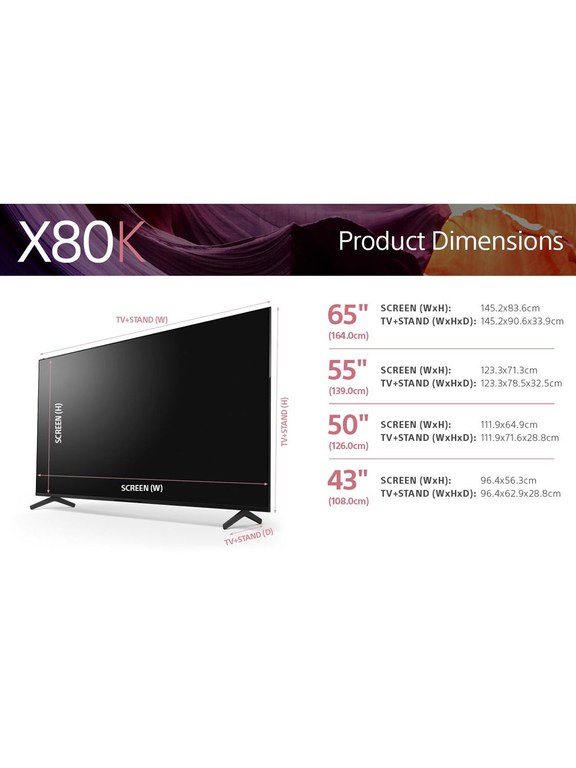Sony Bravia KD55X80K (2022) LED 4K Ultra Smart TV, inch with Youview/