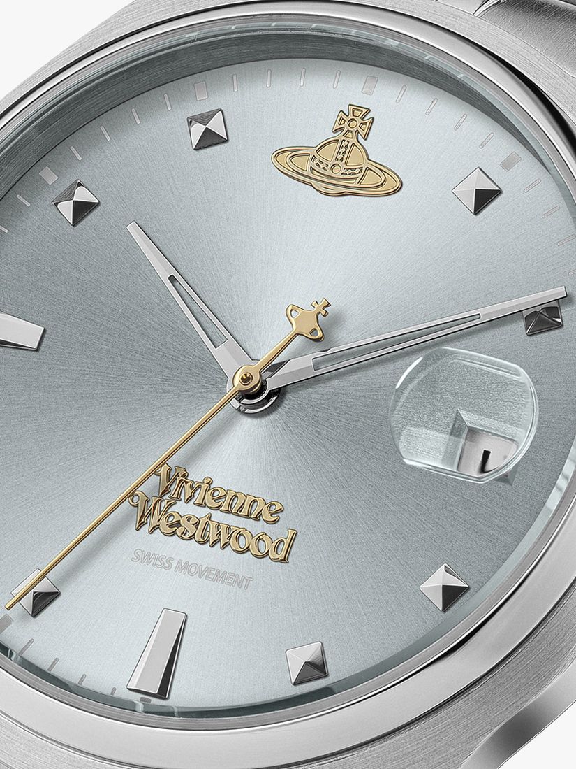 Vivienne Westwood Women's Camberwell Date Bracelet Strap Watch, Silver ...