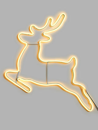 John Lewis Neon Reindeer Light