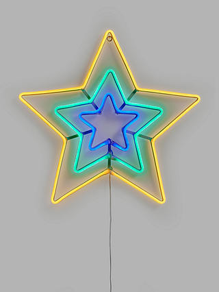 John Lewis Neon Trio Star Light, Multi