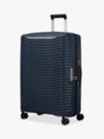 Samsonite Upscape 4-Wheel 75cm Expandable Large Suitcase, Blue Nights