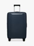 Samsonite Upscape 4-Wheel 68cm Expandable Medium Suitcase, Blue Nights