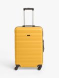 John Lewis ANYDAY Girona 65cm 4-Wheel Medium Suitcase, Yellow