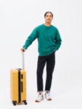 John Lewis ANYDAY Girona 65cm 4-Wheel Medium Suitcase, Yellow
