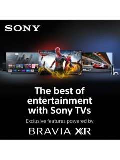 Sony Bravia XR XR48A90K (2022) OLED HDR 4K Ultra HD Smart Google TV, 48 inch with Youview/Freesat HD, Dolby Atmos & Acoustic Surface Audio+, Black