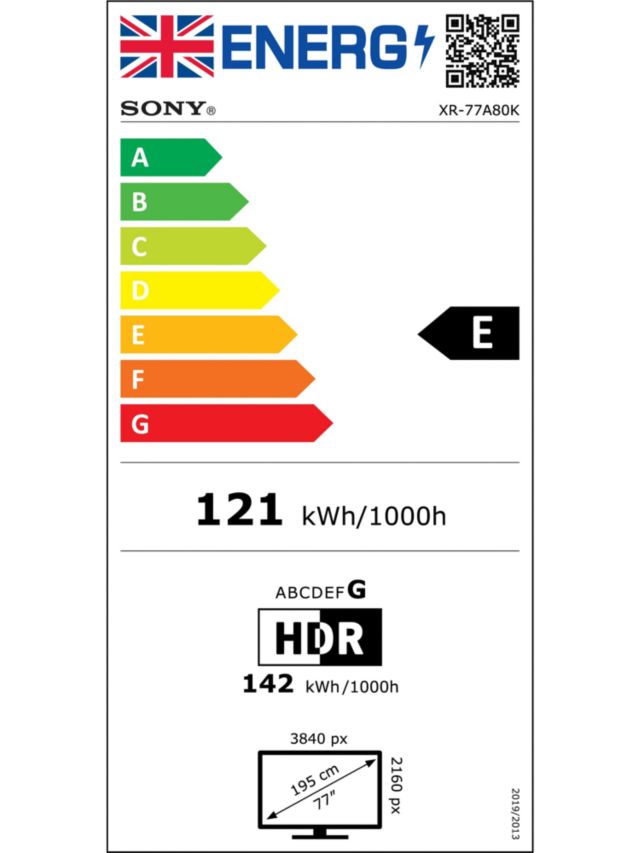 Sony XR77A84K, Televisor OLED 77”, 4K HDR, Google TV