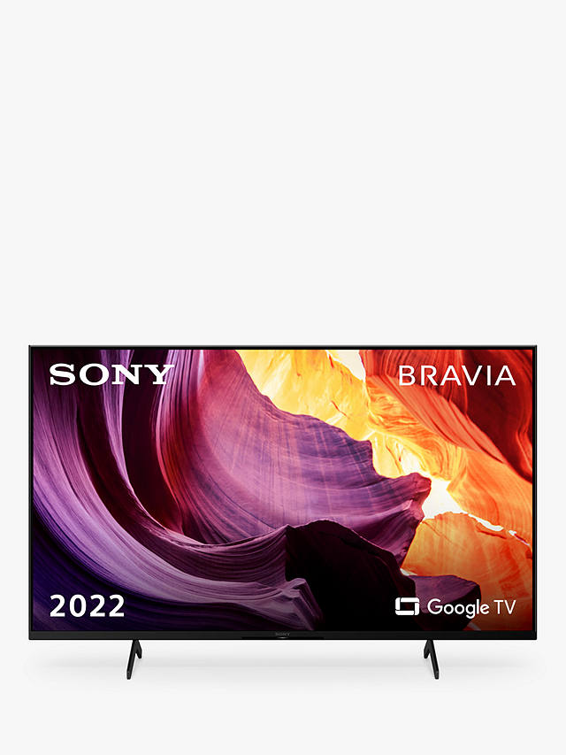 johnlewis.com | Sony Bravia KD65X80K (2022) LED HDR 4K Ultra HD Smart Google TV, 65 inch Youview/Freesat HD & Dolby Atmos, Black