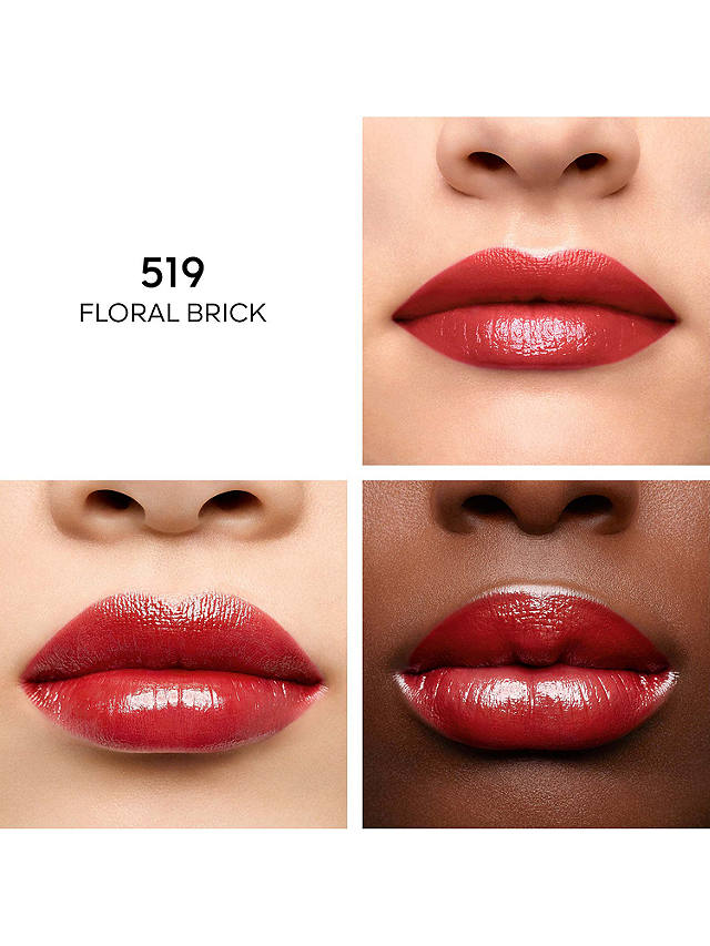 Guerlain Kiss Kiss Shine Bloom Lipstick, 519 Floral Brick 4
