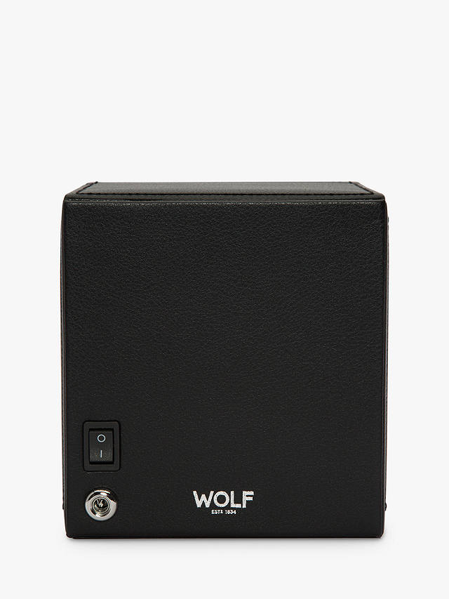 Wolf Cub Vegan Leather Watch Winder, Black