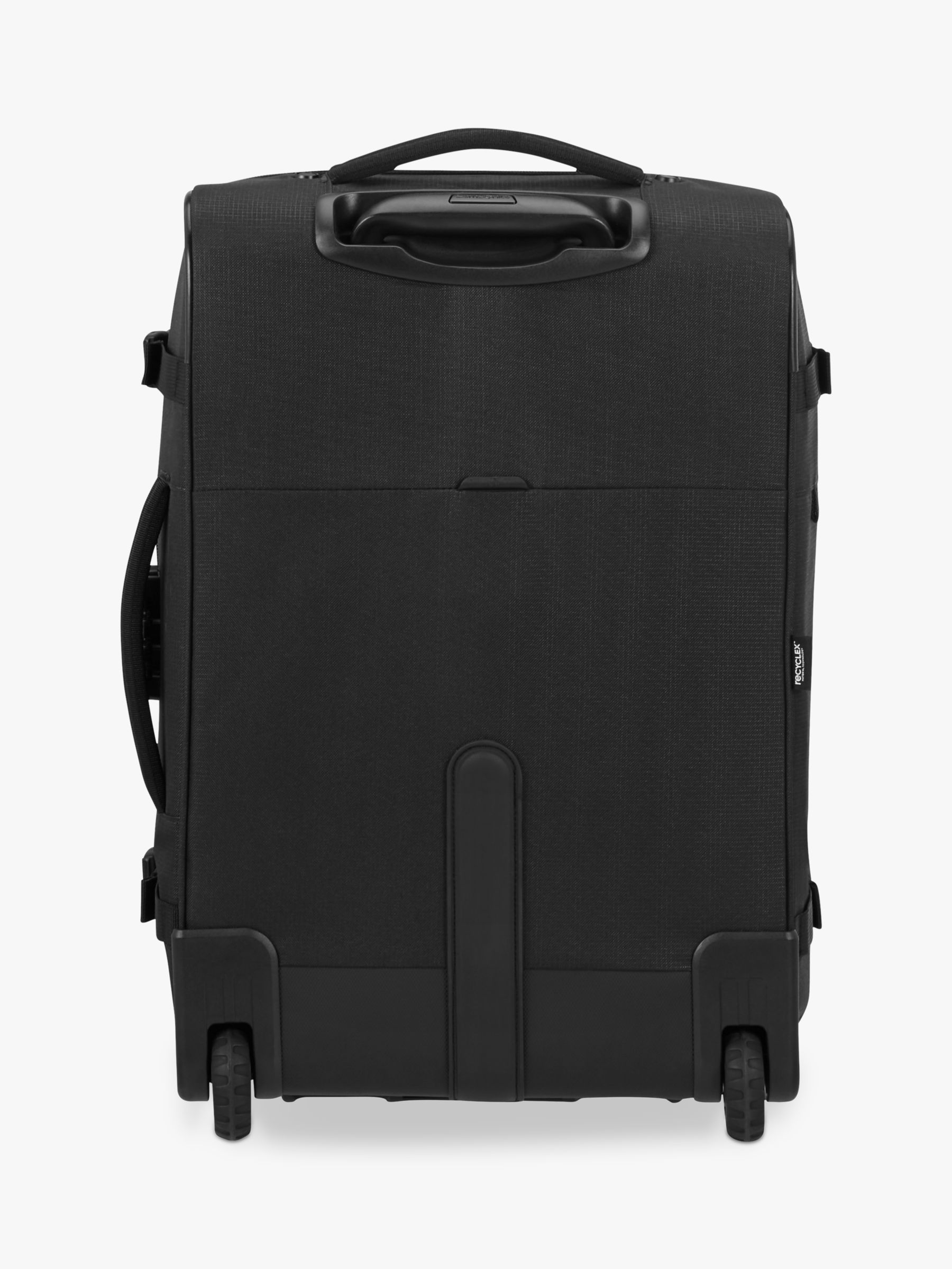 Samsonite Roader Duffle 2-Wheel 55cm Recycled Cabin Case, Deep Black