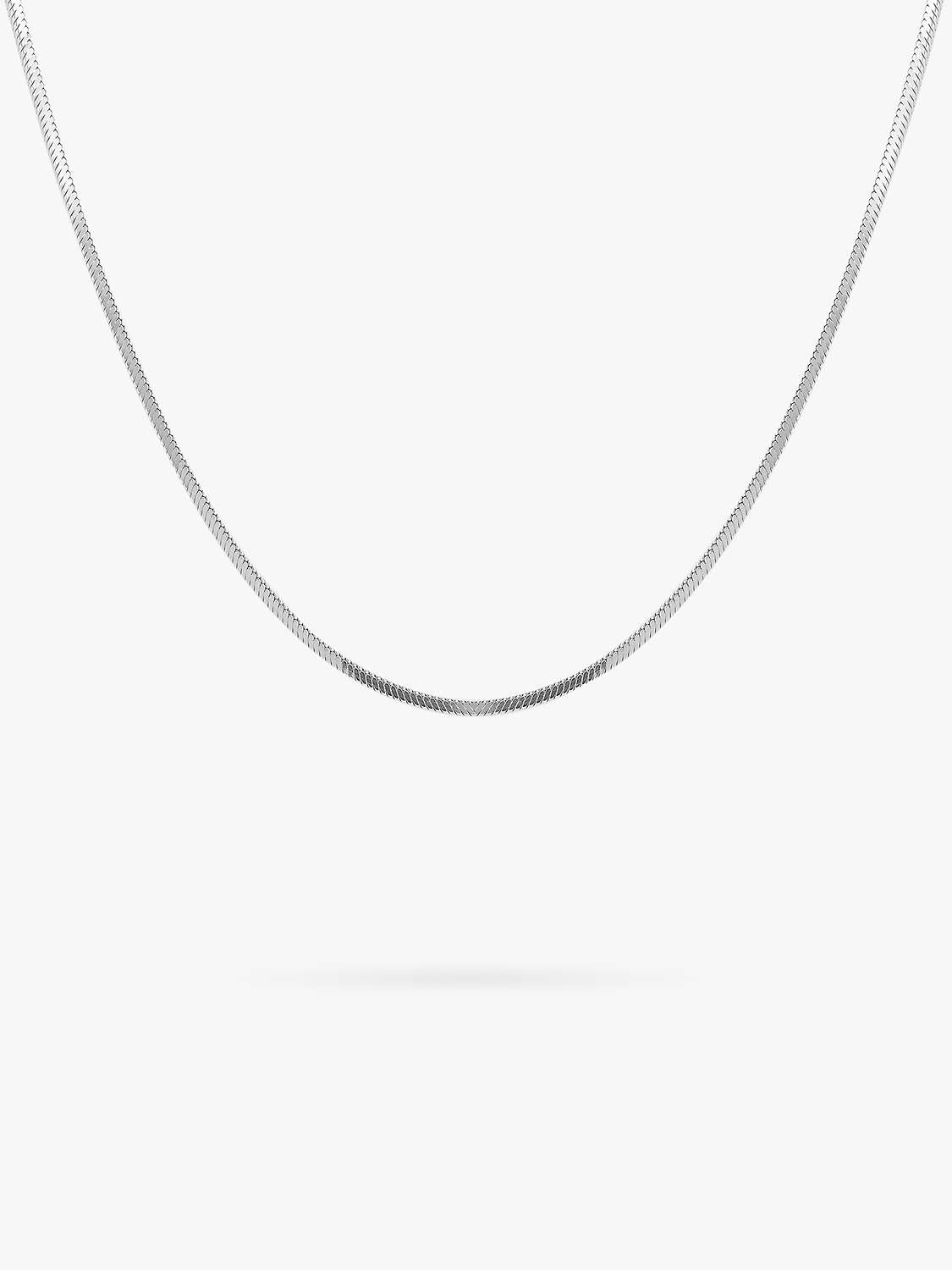 Buy LARNAUTI Herringbone Chain Necklace Online at johnlewis.com