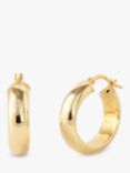 LARNAUTI Large Hoop Earrings, Gold