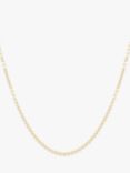 LARNAUTI Classic Beaded Chain Necklace, Gold