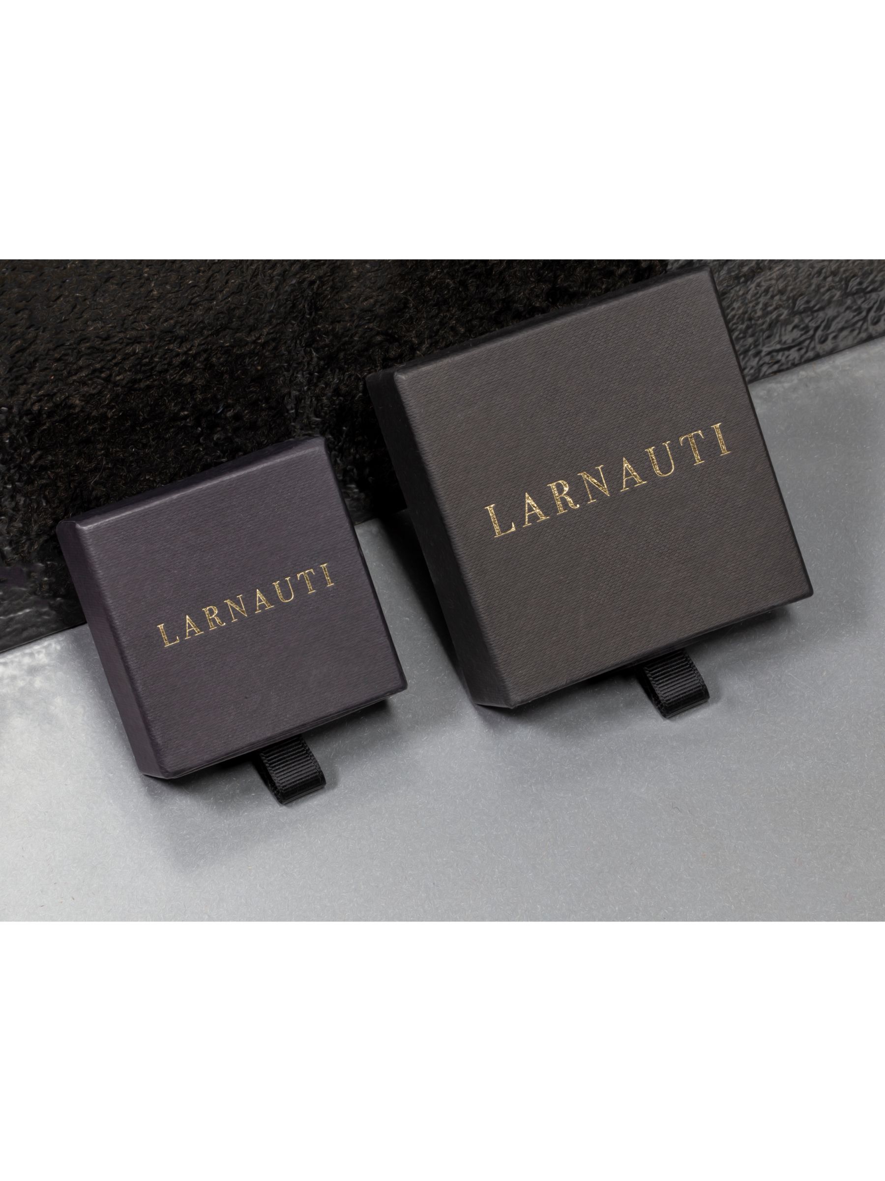 Buy LARNAUTI Intertwined Hoop Earrings, Gold Online at johnlewis.com