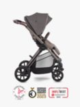 Silver Cross Reef Pushchair & Dream Car Seat Travel Pack, First Bed Folding Carrycot & Accessories Bundle, Earth