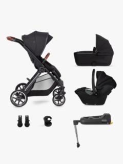 Silver Cross Reef Pushchair & Dream Car Seat Travel Pack, First Bed Folding Carrycot & Accessories Bundle, Orbit