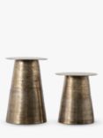 Gallery Direct Langley Side Tables, Set of 2, Gold