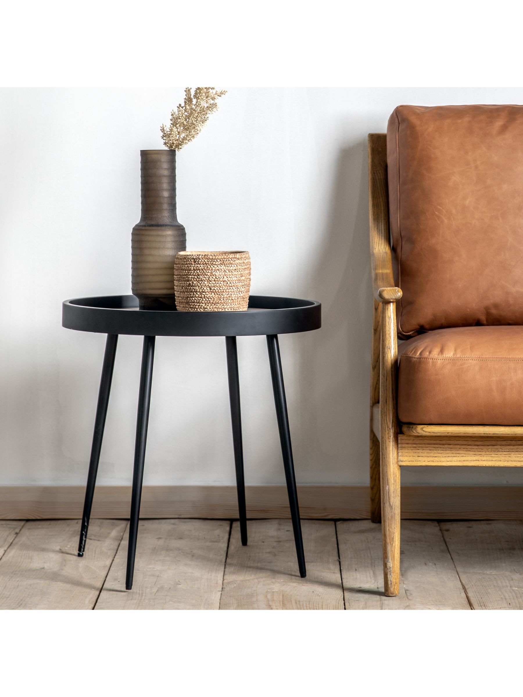 Photo of Gallery direct ryston side table black