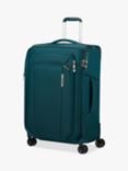 Samsonite Respark 4-Wheel 67cm Expandable Medium Suitcase, Petrol Blue