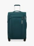 Samsonite Respark 4-Wheel 67cm Expandable Medium Suitcase, Petrol Blue