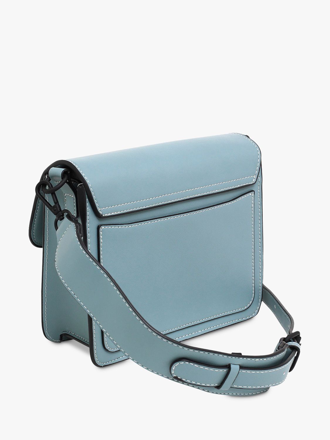 HVISK Cayman Pocket Structure Smooth Cross Body Bag, Iron Blue at John ...