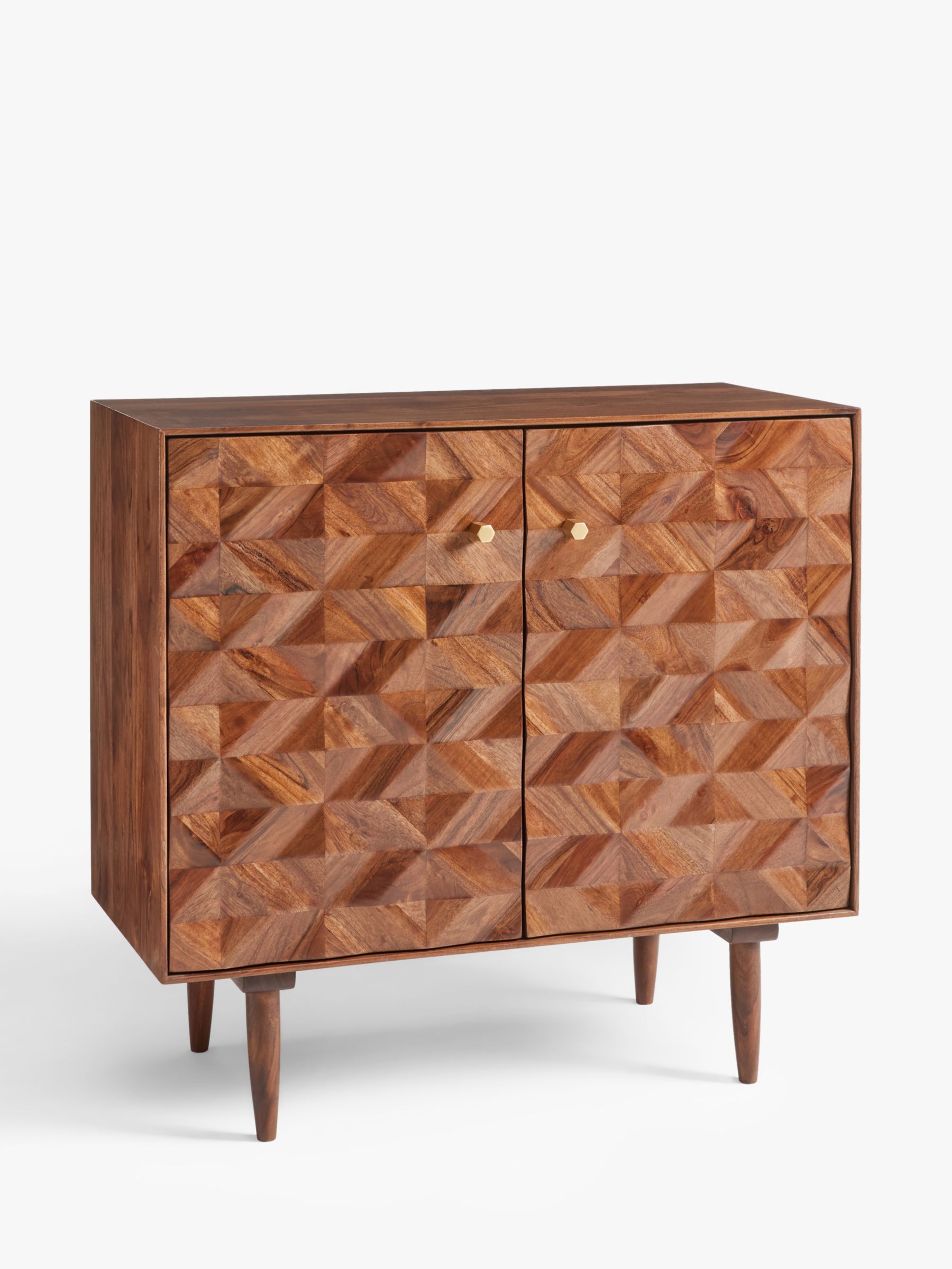 Photo of John lewis + swoon franklin acacia wood storage cabinet natural