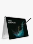 Samsung Galaxy Book2 Pro 360 Convertible Laptop, Intel Core i7 Processor, 16GB RAM, 512GB SSD, 13.3" Full HD Touchscreen, Silver