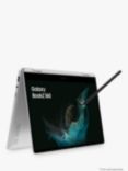 Samsung Galaxy Book2 360 Convertible Laptop, Intel Core i7 Processor, 16GB RAM, 512GB SSD, 13.3" Full HD Touchscreen, Silver